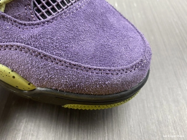 1st Kicks Air Purple Canyon Jordan 4 WMNS AQ9129-500 0727